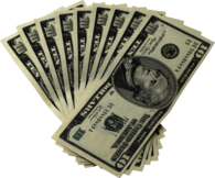 Dollar Bills Ten Money