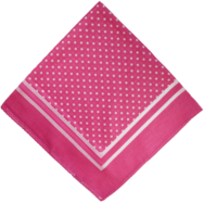Pink Polka Dot Handkerchief