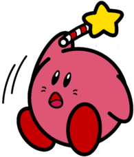 Kirby Holding A Magic Stick