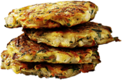 Pile Of Vegetable Fritters