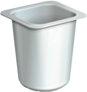 Empty Plastic Yoghurt Cup