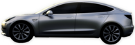 Tesla Model 3 Grey Side View