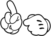 Warning Mickey's Hand