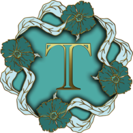 Flower Theme Capital Letter T