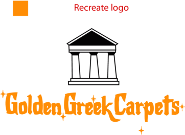 Golden greek carpets