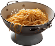 Spaghetti In Sieve