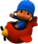 Pocoyo In Plane