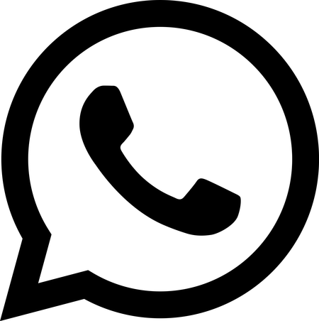 WhatsApp Glyph Black