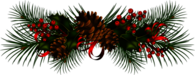 Christmas Pine Cone Mistletoe