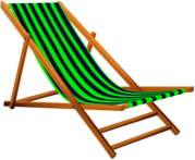 Green Beach Lounge Chair