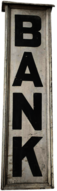 Bank Sign