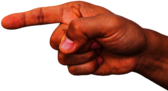 Finger Pointing Left