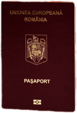 Passport of Romania
