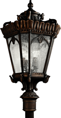 Antique Copper Streetlight