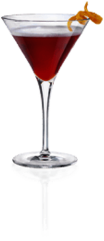 Campari Shaken Glass