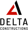 Delta Constructions Logo Black Text