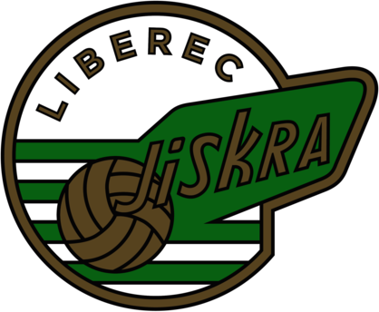 DSO Jiskra Liberec (1950's logo)