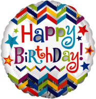 Happy Birthday on Balloon