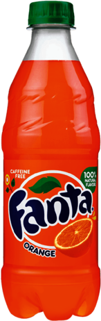 Fanta Orange Bottle
