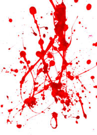 Red Paint Splatter