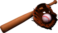 Baseball Bat and Glove