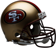 San Francisco 49ers Helmet