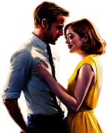 Ryan Gosling and Emma Stone in La La Land