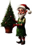 Gardening Christmas Elf