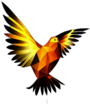 Silhouette Of A Dove, Olive Branch Shining., In The Style Of A Cartoon Animation Character - Full Body, Single View, No Shadow