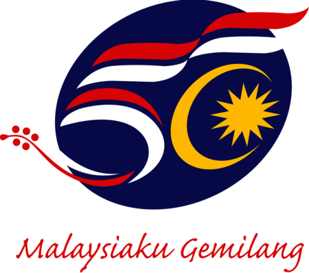 Logo Perayaan Hari Kemerdekaan Ke-50