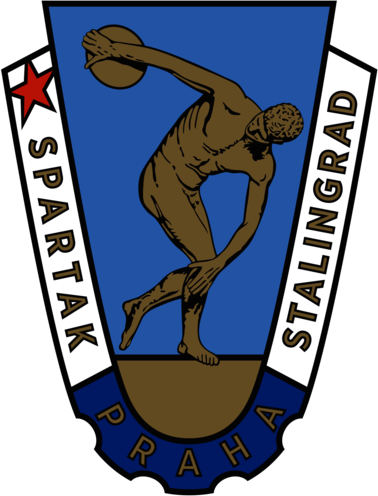 TJ Spartak Praha Stalingrad (early 60's logo)