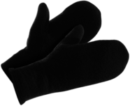 Dark Grey Woolen Mittens