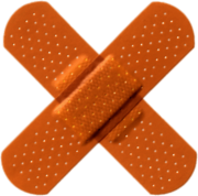 Crossed Band Aids