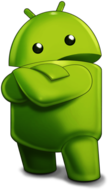 Android Robot Sideview Character