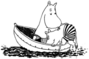 Moomins In Boat