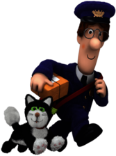 Postman Pat Carrying Delivery