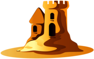 Small Sand Castle Clipart