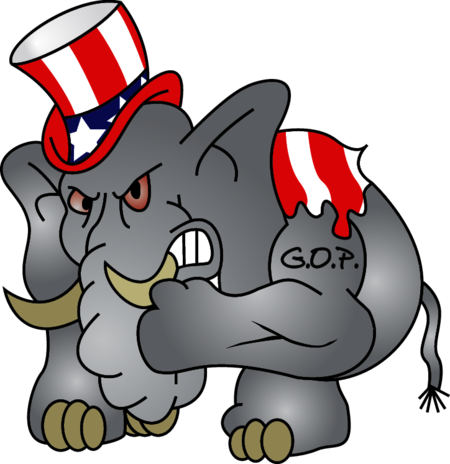 G.O.P. Republican Elephant