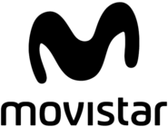 Movistar full logo black