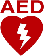 AED Full Red Sign