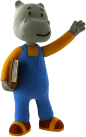 Hilary the Hippo Figurine