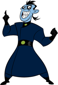 Kim Possible Villain Dr. Drakken Grinning