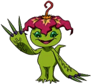 Digimon Character Palmon Waving
