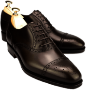 Pair Of Shiny Brown Brogues