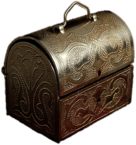 Vintage Miniature Footlocker