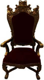 Throne with Red Seating