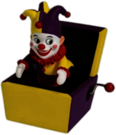 Yellow and Purple Jack In A Box