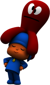 Fred on Pocoyo's Head