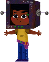 Kiva with robot box on head