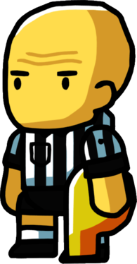 Scribblenauts Referee Holding Whistle
